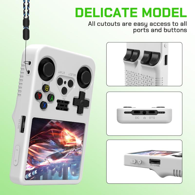 Retro Handheld Game Console R36S - غطاء حماية من السيليكون لجهاز الألعاب