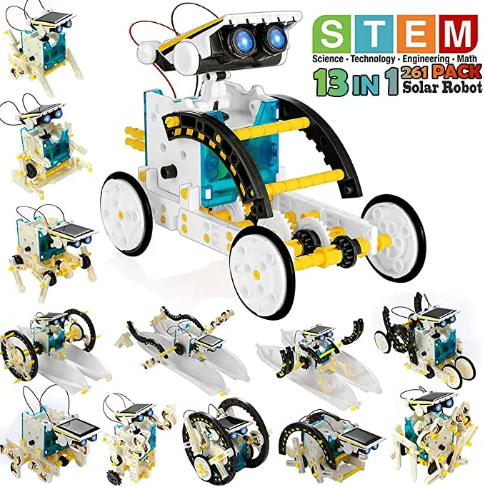 Stem Solar Robot Kit For Kids - الجذعية 13 في 1 التعليم ألعاب