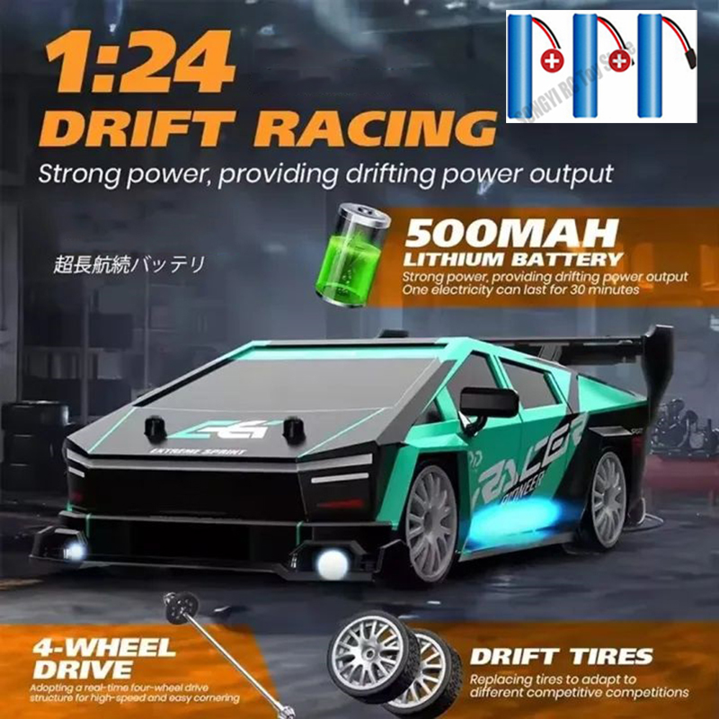 Rc Drift Car 1 24 Scale 4Wd - سيارة التحكم عن بعد RC الانجراف