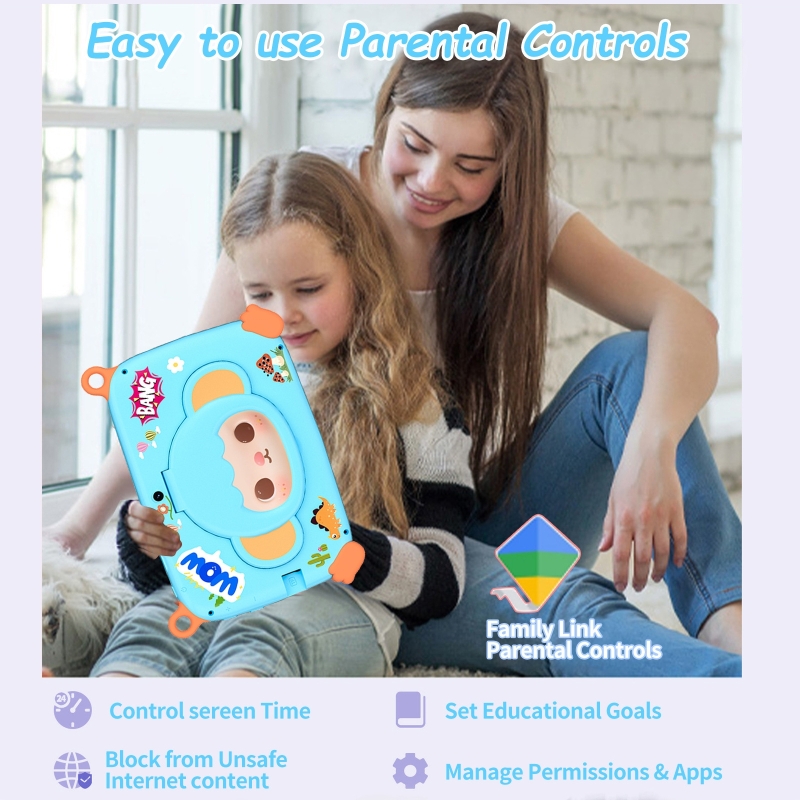 Educational Toys - جهاز لوحي للأطفال بشاشة مقاس 7