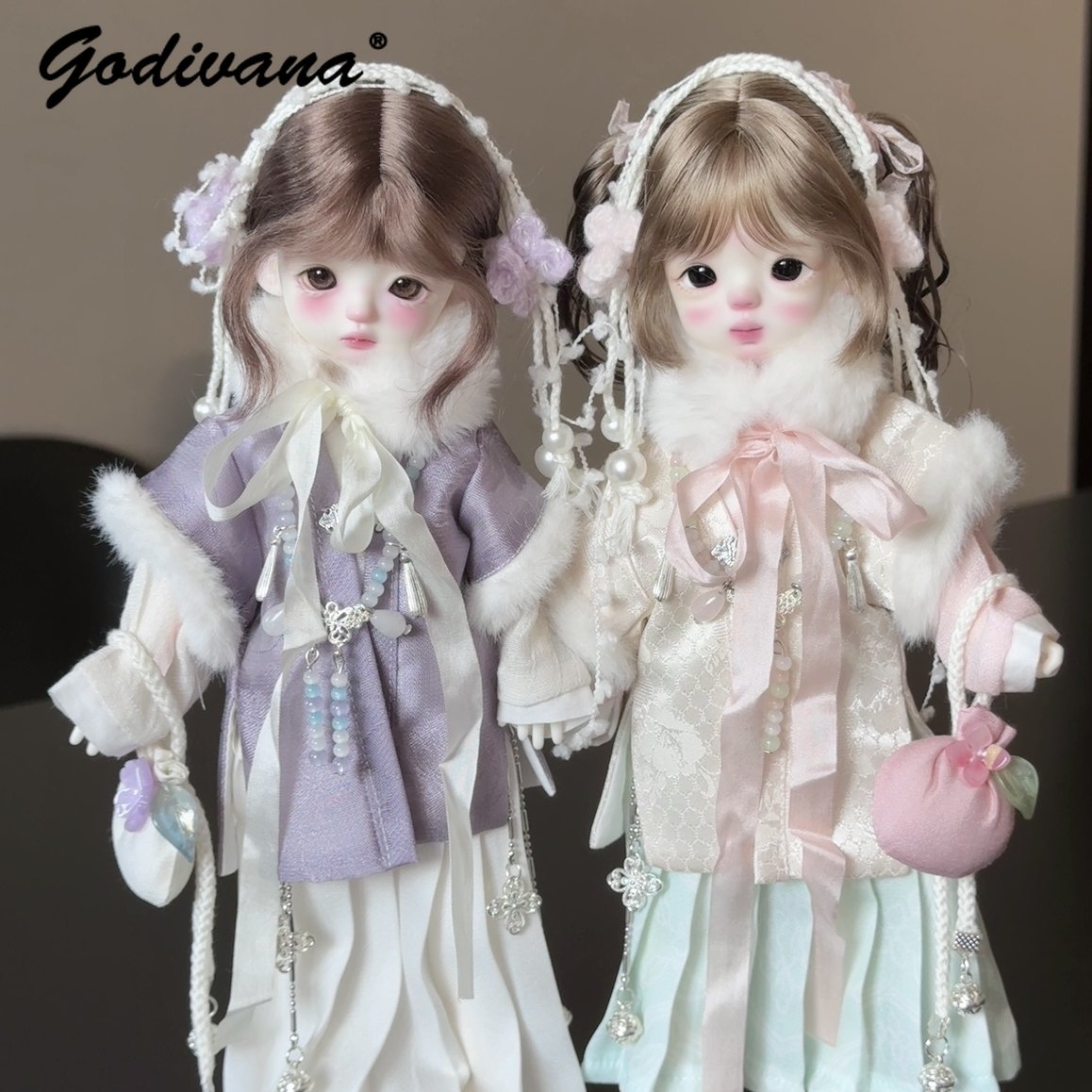 Bjd Doll 1 6 Full Set With Clothes - 1/6 ملابس دمية BJD، طقم هانفو