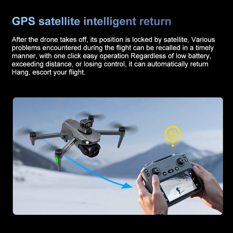 طائرة لينوفو V916MAX الاحترافي - مراجعة Fpv Brushless Rc Drone 4K وسعره