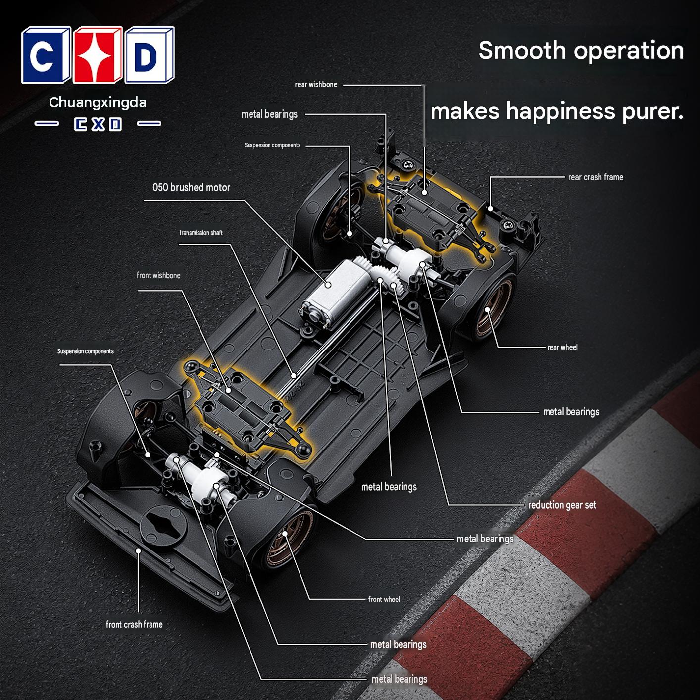سيارة درفت CXD2401 بمقياس 1/24 - مراجعة Rc Drift Car 1 24 Scale 4Wd وسعره
