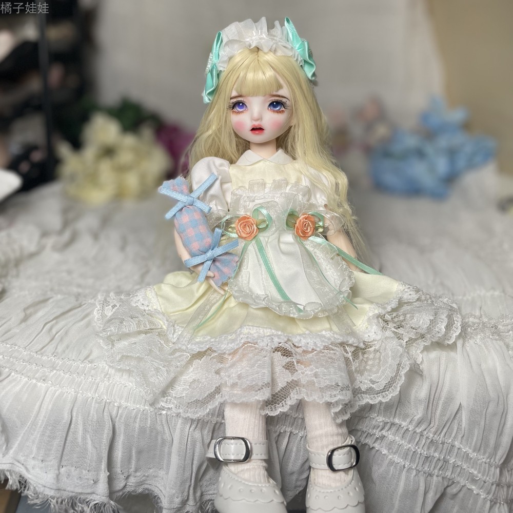 1/6 مقياس سوبر لطيف دمية الموض - مراجعة Bjd Doll 1 6 Full Set With Clothes وسعره