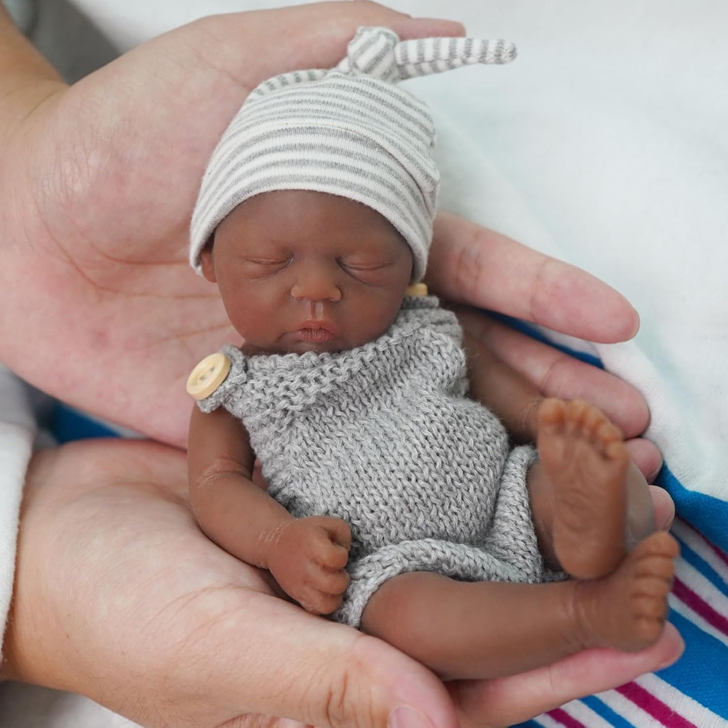 تولد من جديد دمى طفل 7 بوصة كا - مراجعة Reborn Baby Doll Silicone Realistic وسعره