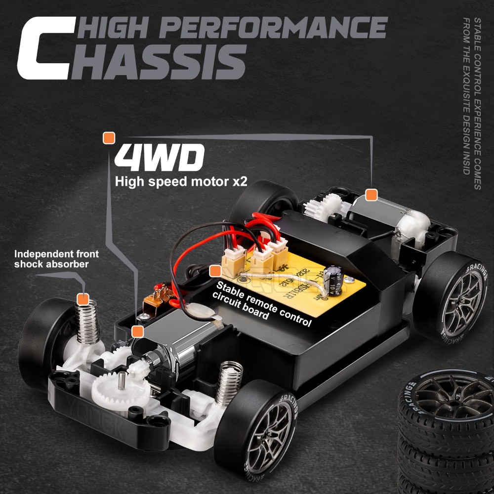 2.4G التحكم عن بعد RC الانجراف - مراجعة Rc Drift Car 1 24 Scale 4Wd وسعره