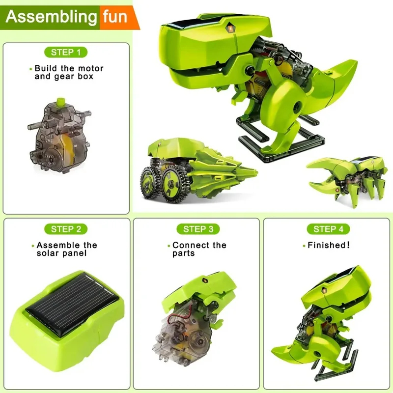 مجموعة روبوت شمسي 3 في 1، ألعا - مراجعة Stem Solar Robot Kit For Kids وسعره