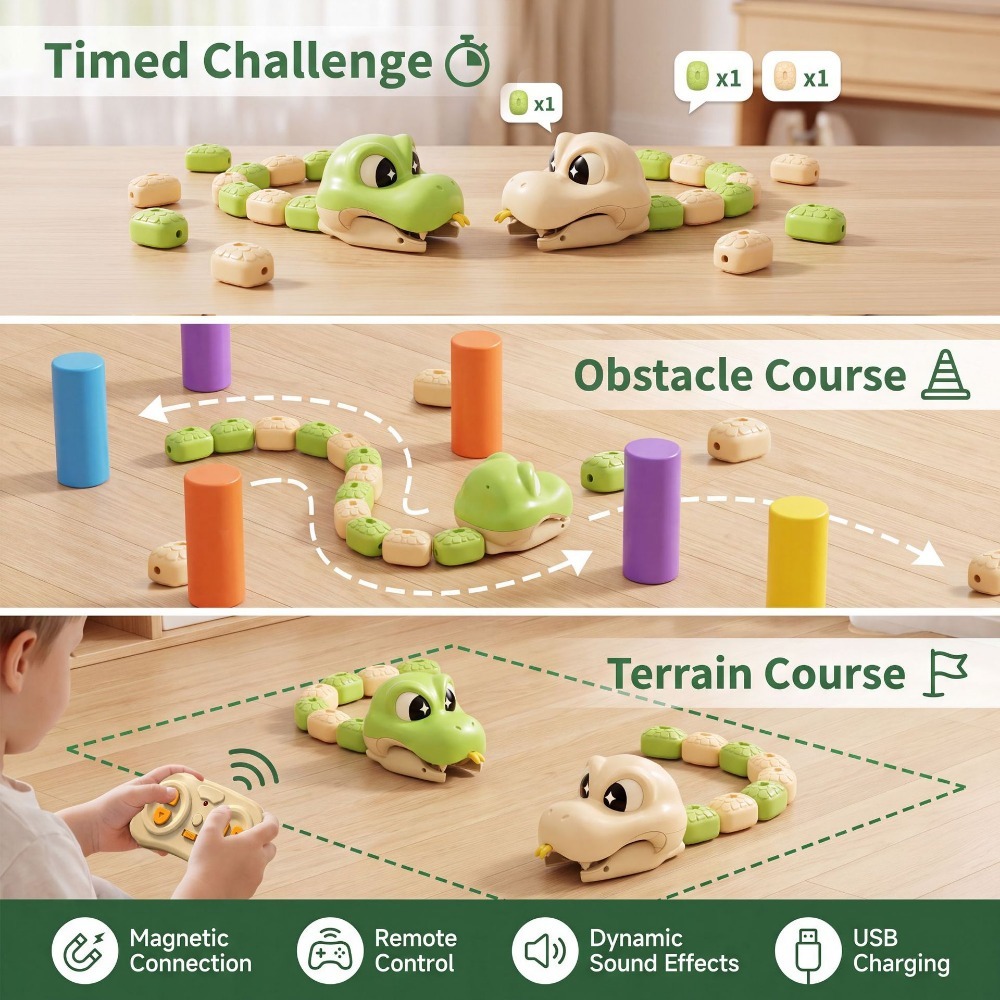 لعبة ثعبان مغناطيسي للتحكم عن  - مراجعة Remote Control Toys وسعره