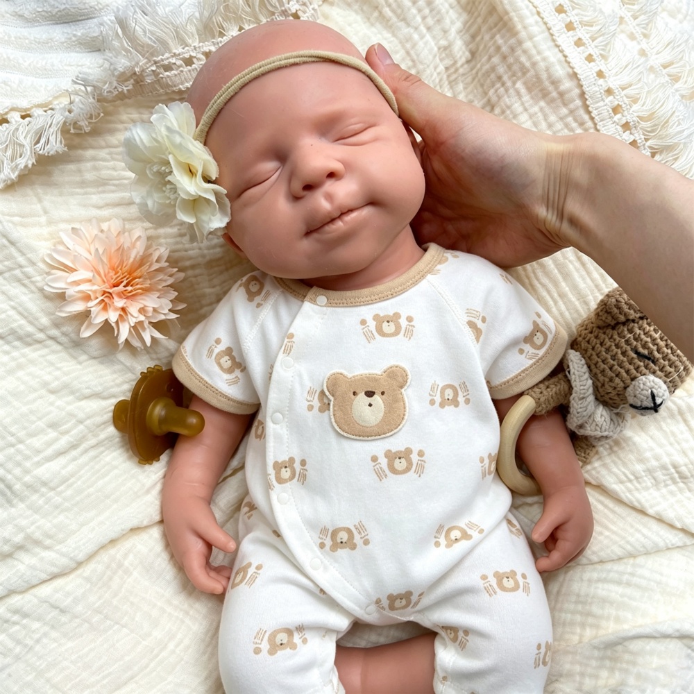دمية سيليكون كاملة غير مطلية ب - مراجعة Reborn Baby Doll Silicone Realistic وسعره