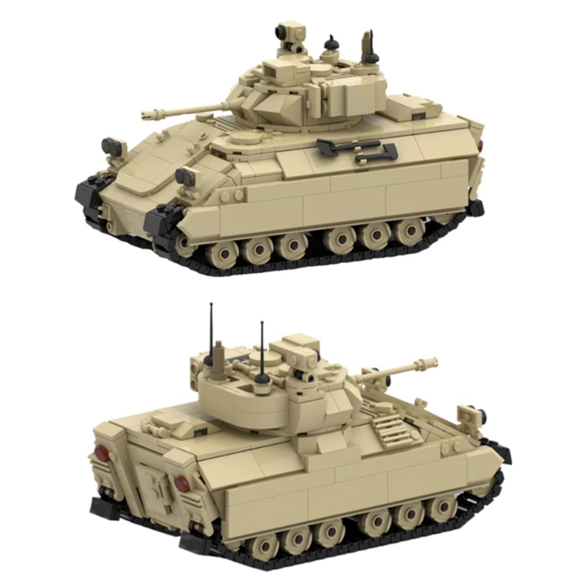 MOC سلسلة عسكرية مجنزرة مركبة  - مراجعة Lego Compatible Military Tank وسعره